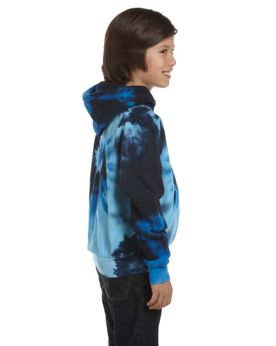 Tie-Dye Youth 8.5 oz. Tie-Dyed Pullover Hooded Sweatshirt