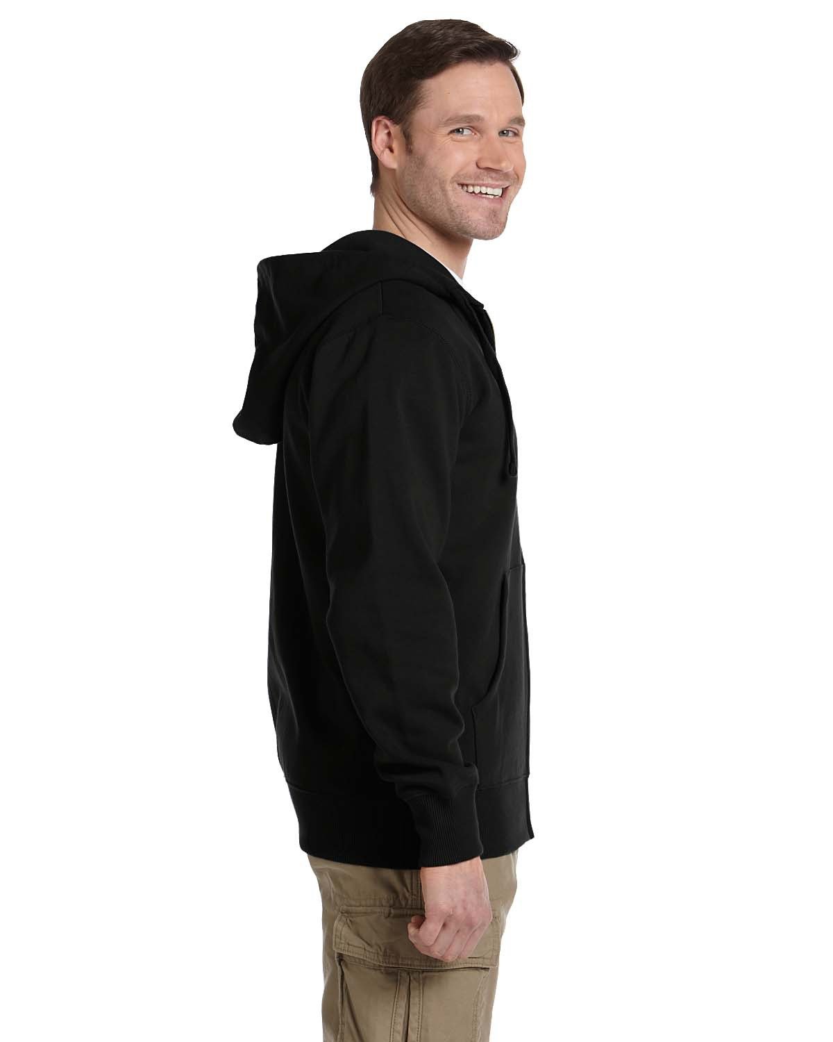 econscious Unisex Heritage Full-Zip Hooded Sweatshirt econscious