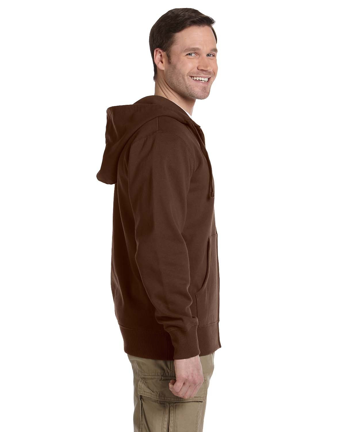 econscious Unisex Heritage Full-Zip Hooded Sweatshirt econscious