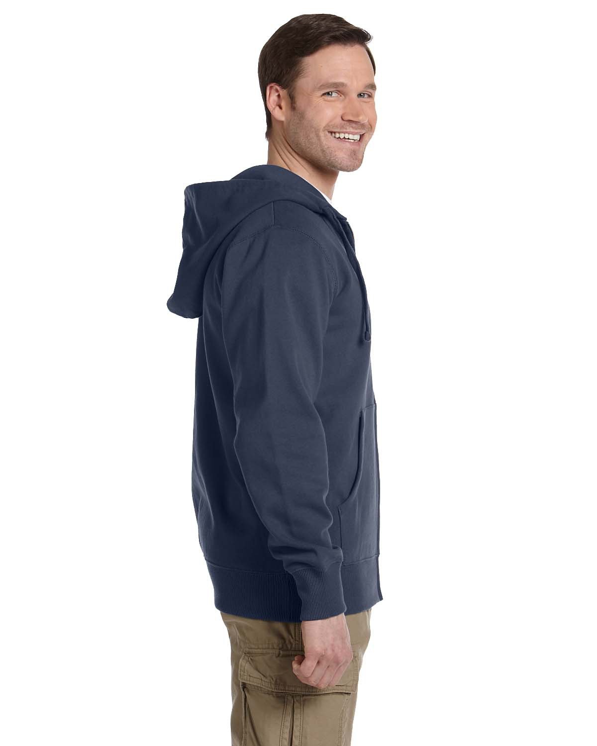 econscious Unisex Heritage Full-Zip Hooded Sweatshirt econscious