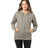 econscious Ladies' Heathered Full-Zip Hooded Sweatshirt econscious