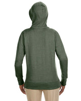 econscious Ladies' Heathered Full-Zip Hooded Sweatshirt econscious