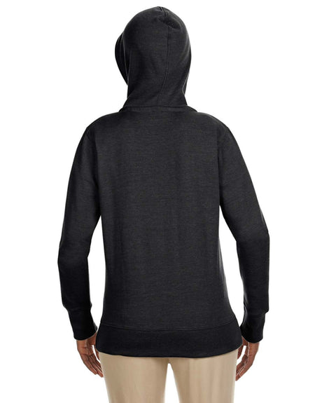 econscious Ladies' Heathered Full-Zip Hooded Sweatshirt econscious