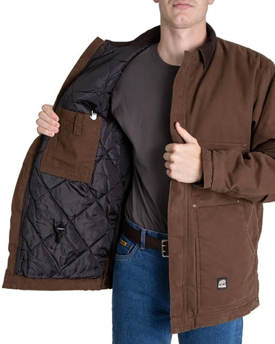 Berne Men's Tall Highland Washed Chore Coat