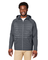 CORE365 Unisex Techno Lite Hybrid Hooded Jacket CORE365