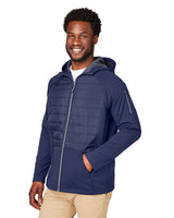 CORE365 Unisex Techno Lite Hybrid Hooded Jacket CORE365