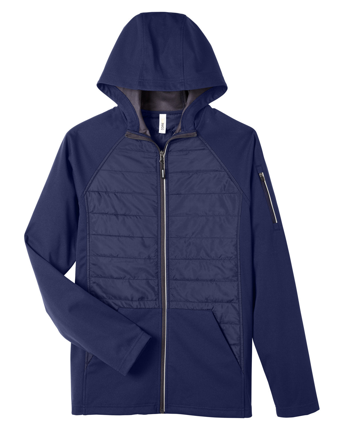 CORE365 Unisex Techno Lite Hybrid Hooded Jacket CORE365