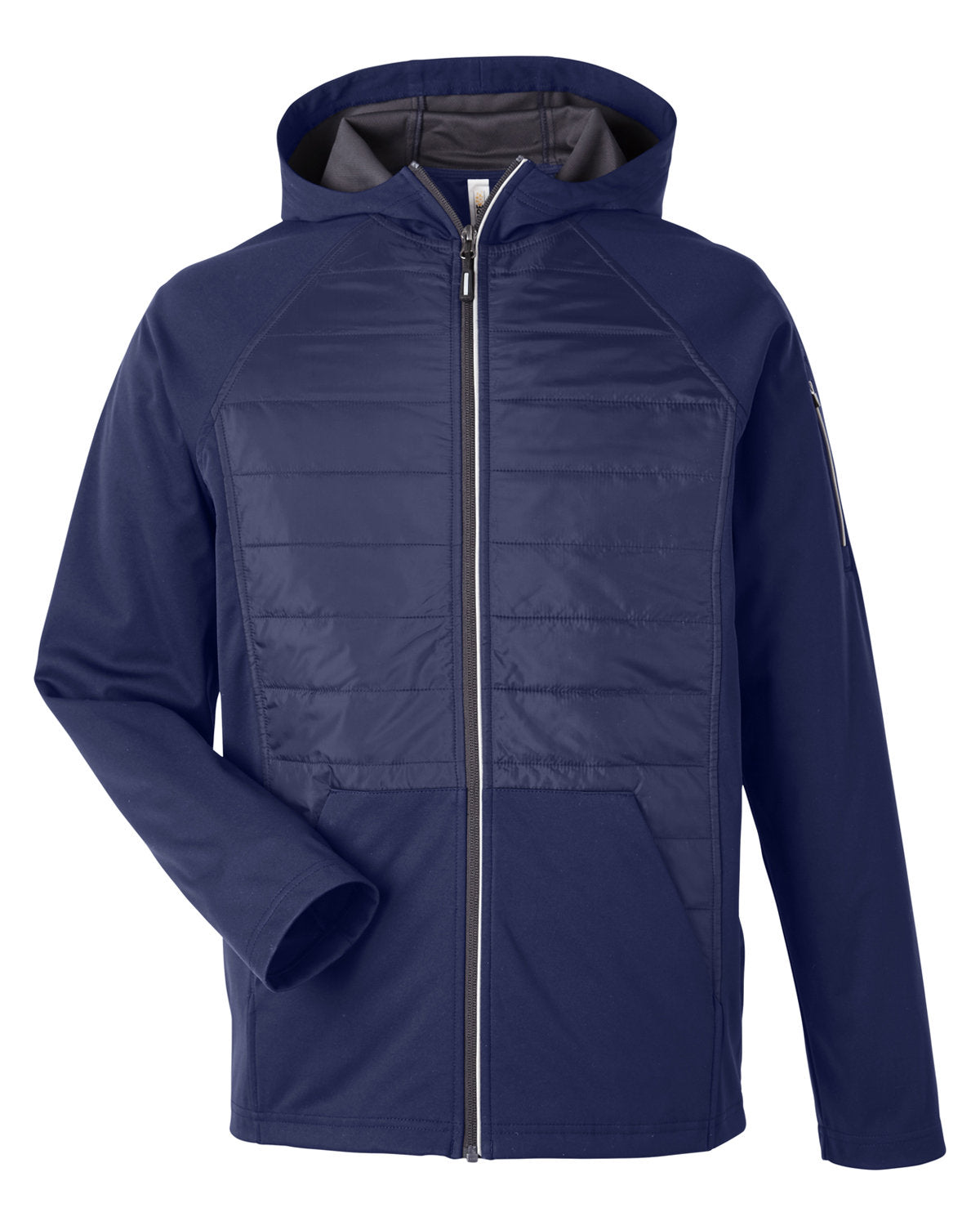 CORE365 Unisex Techno Lite Hybrid Hooded Jacket CORE365