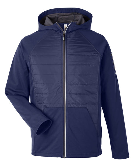 CORE365 Unisex Techno Lite Hybrid Hooded Jacket CORE365