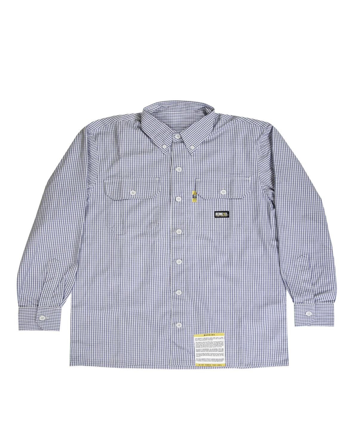 Berne Men's Flame-Resistant Down Plaid Work Shirt Berne