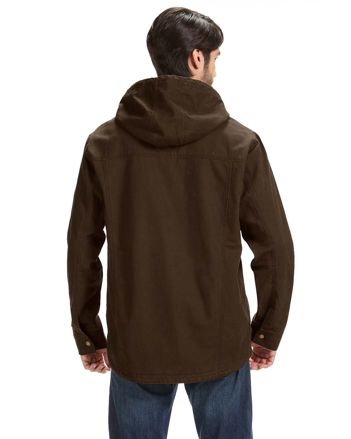 Dri Duck Men's 100% Cotton 12 oz. Canvas/Polyester Thermal Lining Hooded Tall Laredo Jacket DRI DUCK