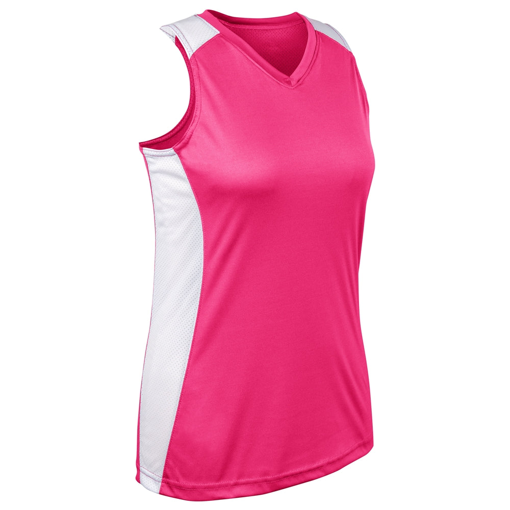 Champro Girl's Infinite V-Neck Racerback Softball Jersey Softball Jerseys Youth