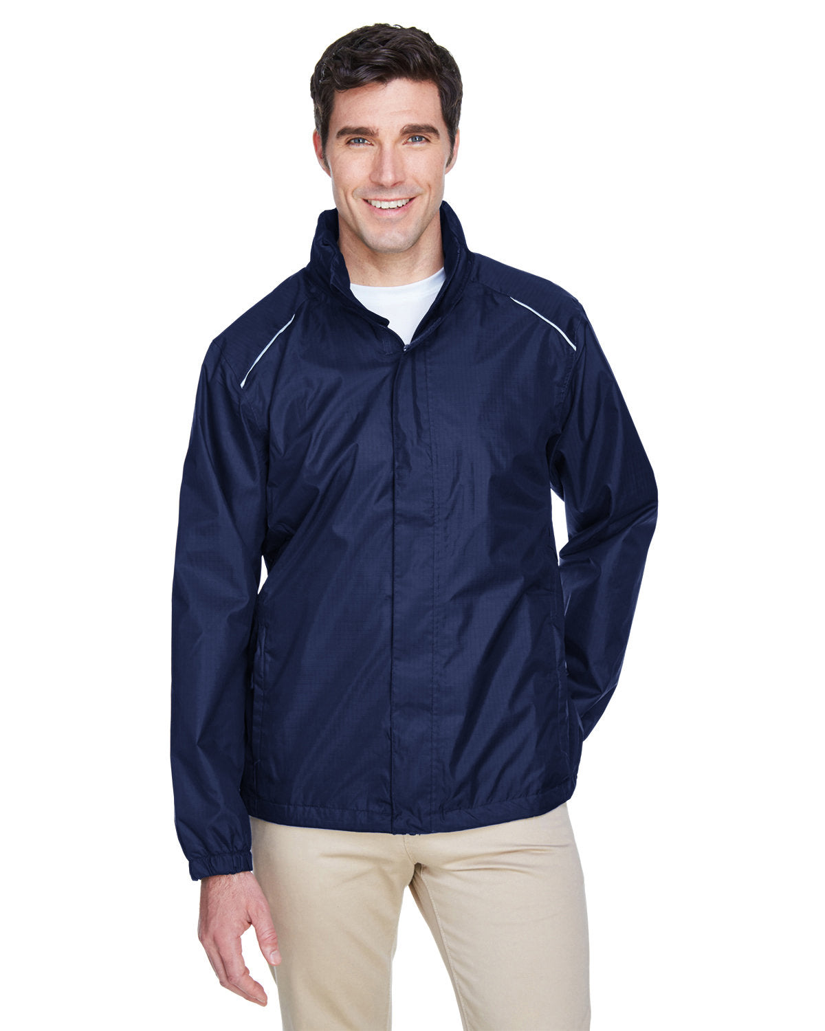CORE365 Men's Climate Seam-Sealed Lightweight Variegated Ripstop Jacket CORE365