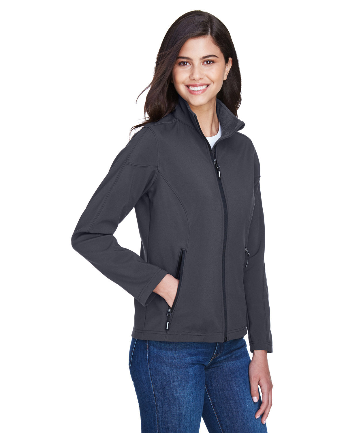 CORE365 Ladies' Cruise Two-Layer Fleece Bonded Soft Shell Jacket CORE365