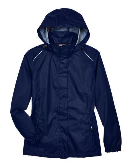 CORE365 Ladies' Climate Seam-Sealed Lightweight Variegated Ripstop Jacket CORE365