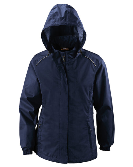 CORE365 Ladies' Climate Seam-Sealed Lightweight Variegated Ripstop Jacket CORE365