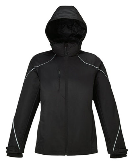 North End Ladies' Angle 3-in-1 Jacket with Bonded Fleece Liner North End