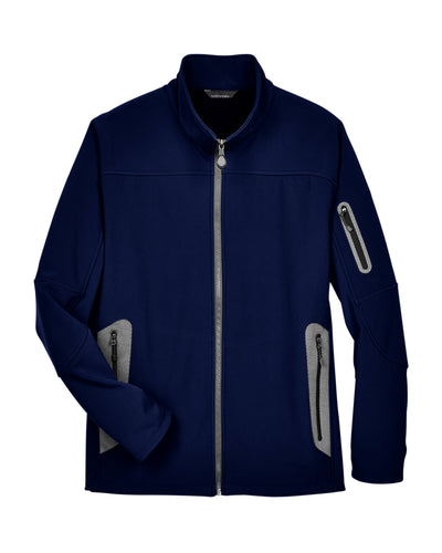 North End Men's Three-Layer Fleece Bonded Soft Shell Technical Jacket