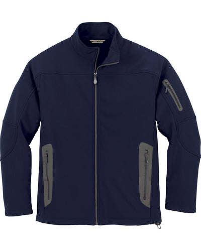 North End Men's Three-Layer Fleece Bonded Soft Shell Technical Jacket