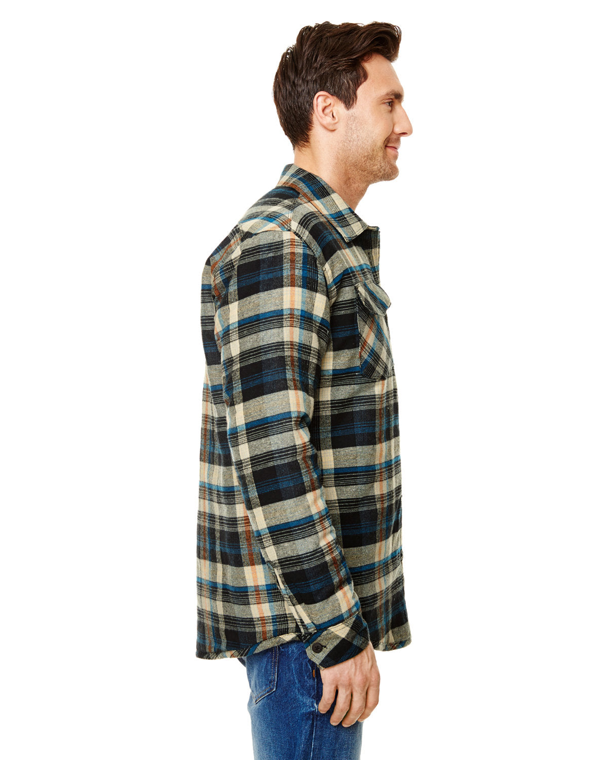 Burnside Adult Quilted Flannel Jacket Burnside