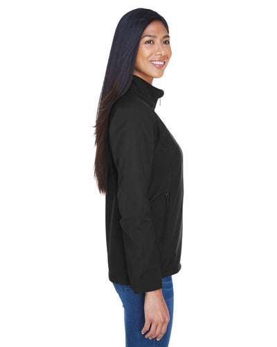 North End Ladies' Three-Layer Fleece Bonded Performance Soft Shell Jacket