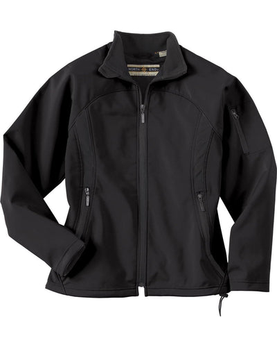 North End Ladies' Three-Layer Fleece Bonded Performance Soft Shell Jacket