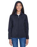 North End Ladies' Three-Layer Fleece Bonded Performance Soft Shell Jacket North End