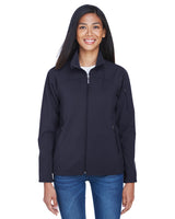 North End Ladies' Three-Layer Fleece Bonded Performance Soft Shell Jacket North End