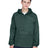 UltraClub Adult Quarter-Zip Hooded Pullover Pack-Away Jacket UltraClub