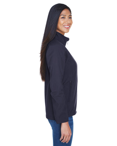 North End Ladies' Three-Layer Fleece Bonded Performance Soft Shell Jacket