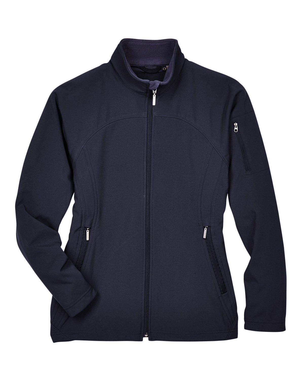 North End Ladies' Three-Layer Fleece Bonded Performance Soft Shell Jacket North End