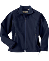 North End Ladies' Three-Layer Fleece Bonded Performance Soft Shell Jacket North End
