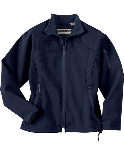 North End Ladies' Three-Layer Fleece Bonded Performance Soft Shell Jacket
