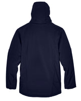 North End Men's Glacier Insulated Three-Layer Fleece Bonded Soft Shell Jacket with Detachable Hood North End