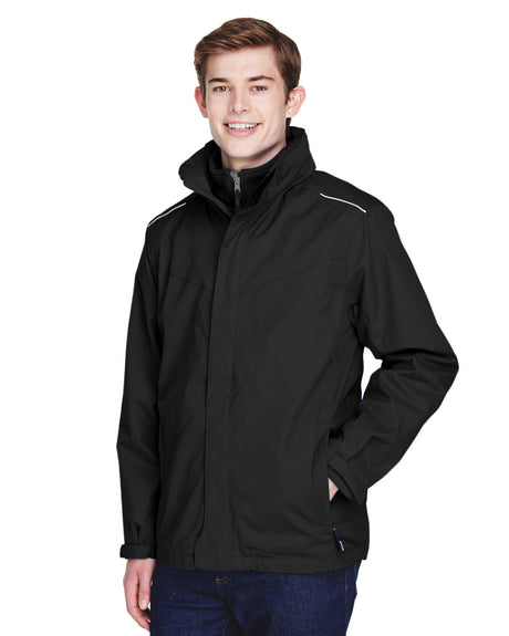 CORE365 Men's Tall Region 3-in-1 Jacket with Fleece Liner CORE365