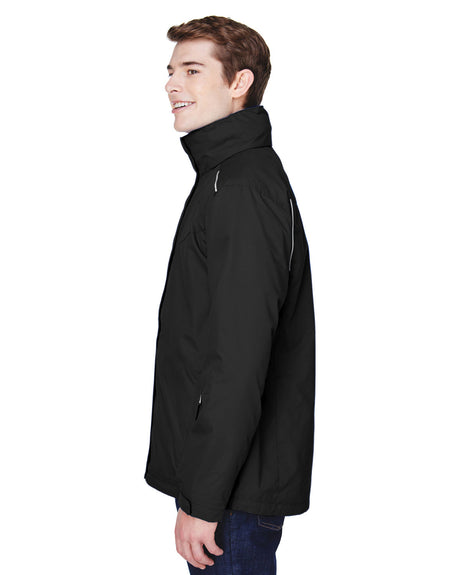 CORE365 Men's Tall Region 3-in-1 Jacket with Fleece Liner CORE365