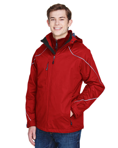 North End Men's Tall Angle 3-in-1 Jacket with Bonded Fleece Liner