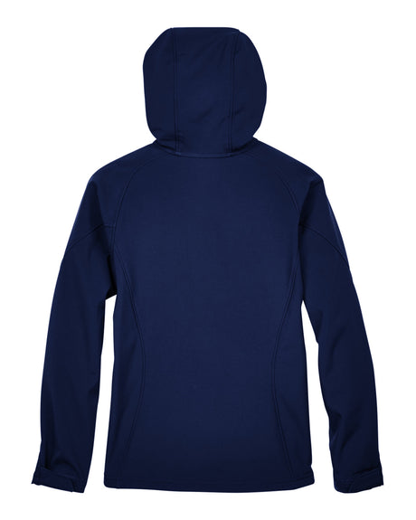 North End Ladies' Prospect Two-Layer Fleece Bonded Soft Shell Hooded Jacket North End
