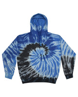 Colortone Men's Tie-Dyed Cloud Fleece Hooded Sweatshirt Colortone