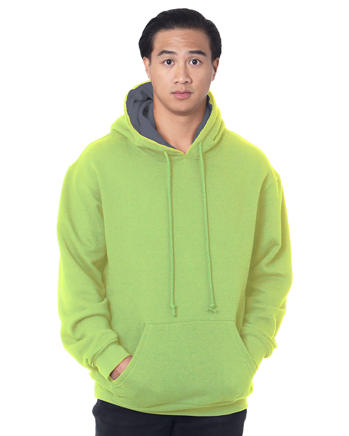 Bayside Adult Super Heavy Thermal-Lined Hooded Sweatshirt Bayside