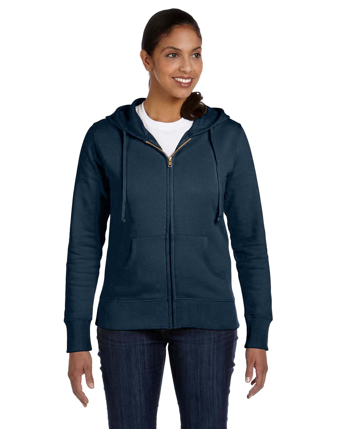 econscious Ladies' Heritage Full-Zip Hooded Sweatshirt econscious