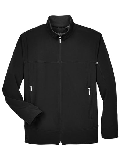 North End Men's Three-Layer Fleece Bonded Performance Soft Shell Jacket