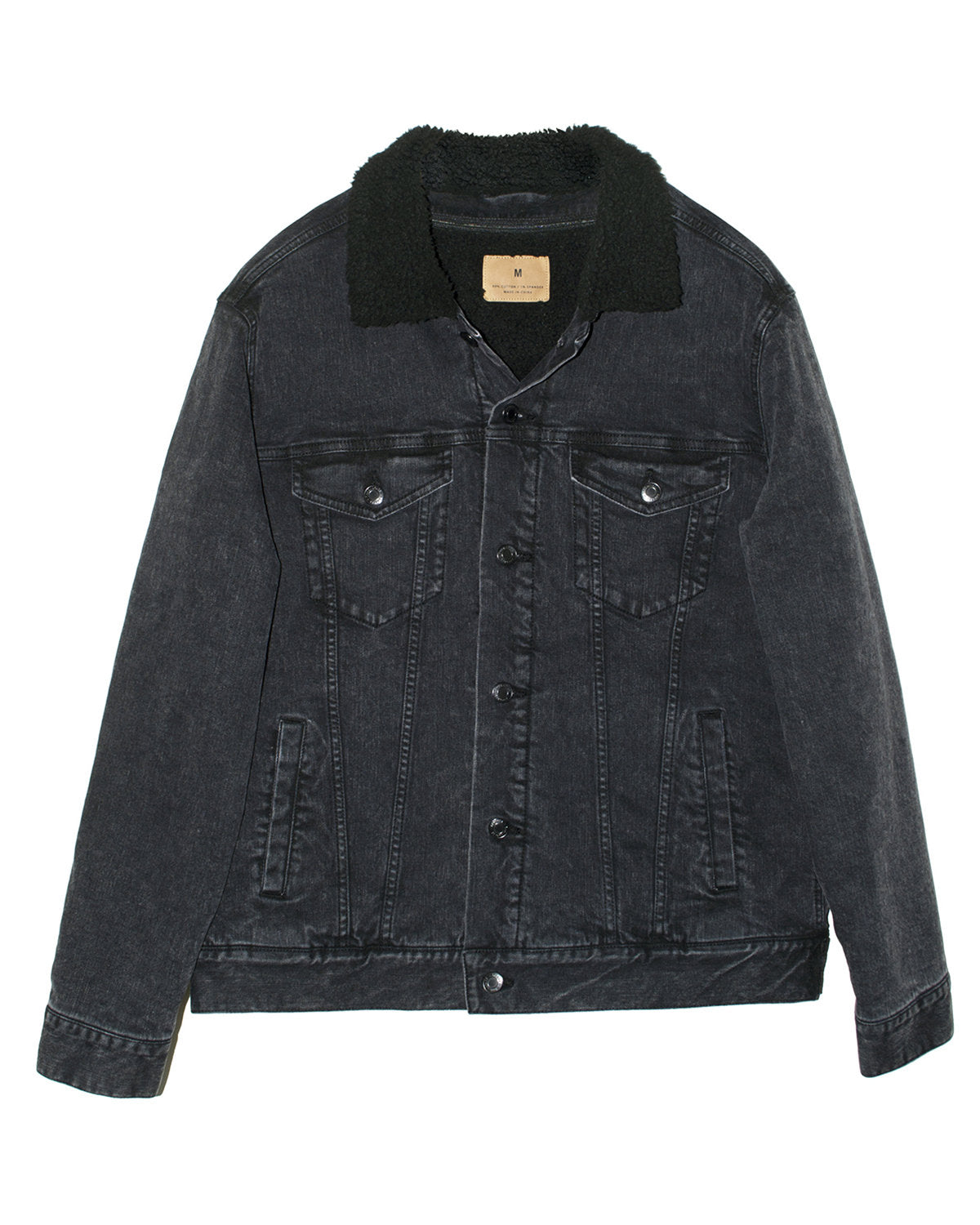 Threadfast Apparel Unisex Sherpa-Lined Denim Jacket Threadfast Apparel