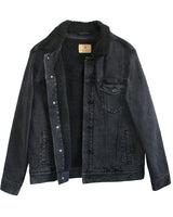 Threadfast Apparel Unisex Sherpa-Lined Denim Jacket Threadfast Apparel