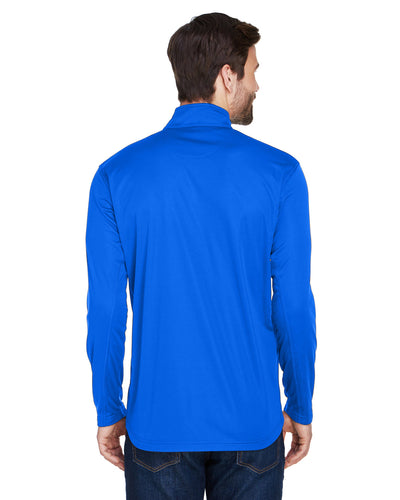 UltraClub Men's Cool & Dry Sport Quarter-Zip Pullover