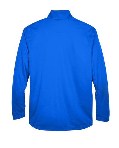 UltraClub Men's Cool & Dry Sport Quarter-Zip Pullover