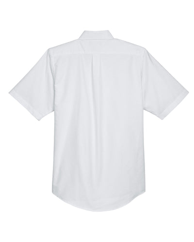 UltraClub Men's Classic Wrinkle-Resistant Short-Sleeve Oxford