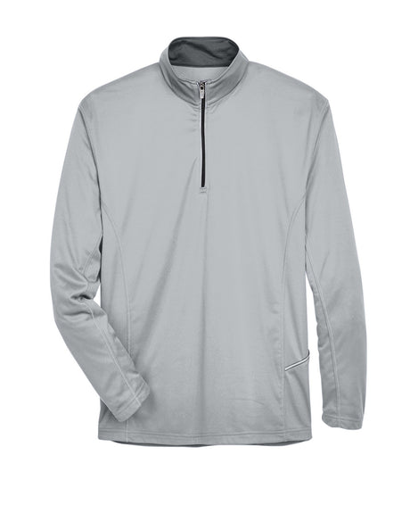 UltraClub Men's Cool & Dry Sport Quarter-Zip Pullover UltraClub