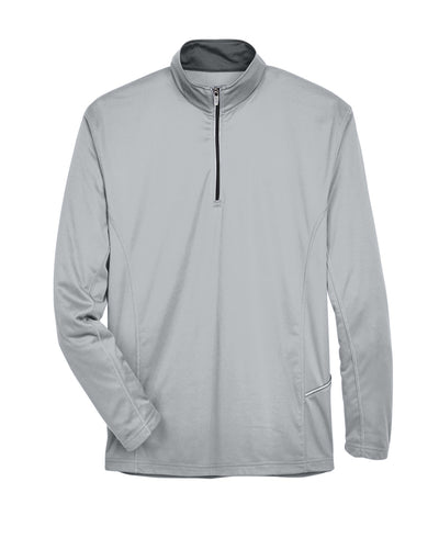 UltraClub Men's Cool & Dry Sport Quarter-Zip Pullover