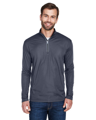 UltraClub Men's Cool & Dry Sport Quarter-Zip Pullover